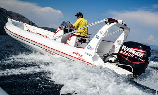 Charter 21' Rocket RIB in Kontokali, Greece