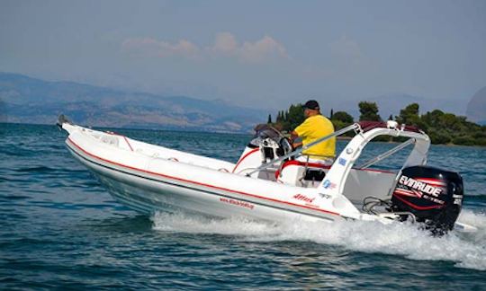 Charter 21' Rocket RIB in Kontokali, Greece