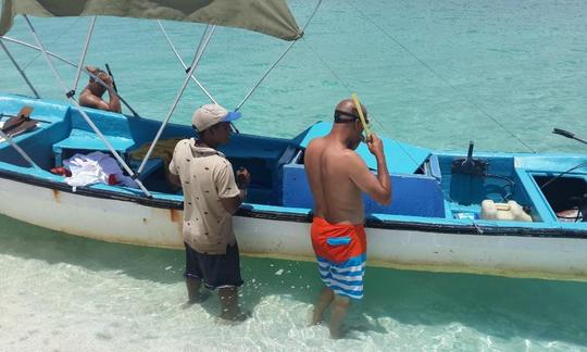 Sueño de pesca en Vilanculos, Mozambique, en un bote