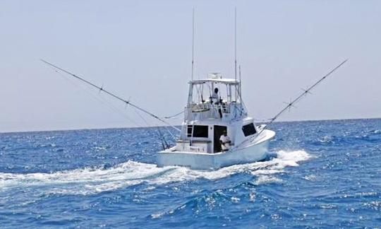 Barco de pesca y buceo en Punta Cana, República Dominicana