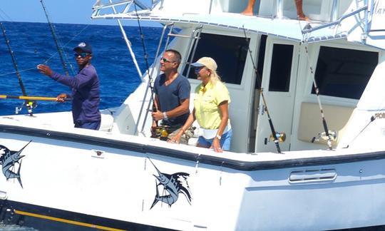 Marlin fever Yacht for deep sea fishing at Cap cana , Dominican Republic