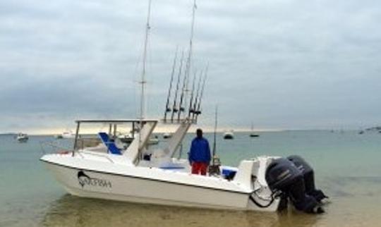 Disfrute de la pesca en Vilanculos, Mozambique, en la consola central Sailfish de 27 pies