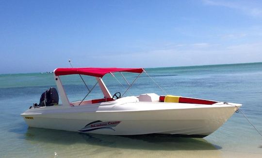 Rent this Resigraft Bowrider in Rivière Noire, Mauritius for up to 10 person