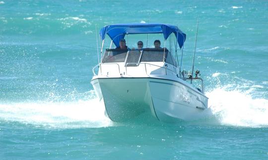 Disfruta de la pesca en la bahía de Struis, Sudáfrica, en Cuddy Cabin