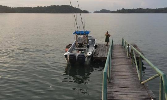 Pêche côtière et hauturière sur console centrale pour 5 personnes à Boca Chica, Panama