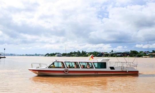 Cruzeiro no Mekong no Vietnã