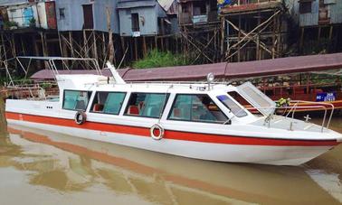 Cruzeiro no Mekong no Vietnã