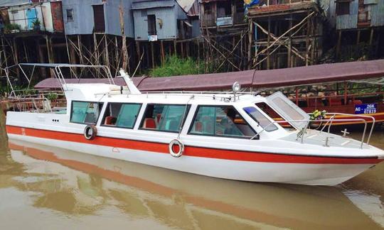 Cruzeiro no Mekong no Vietnã