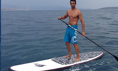 Alquila una tabla de surf de remo en Tolón, Grecia