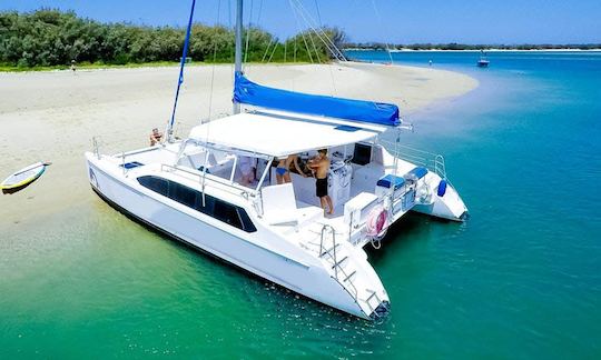 Boat Hire on Sailing Catamaran with pro skipper (max 30 guests) on Gold Coast