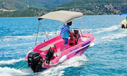 Sem licença, aluguel de barcos Dromeas Bright Pink em Nikiana, Grécia