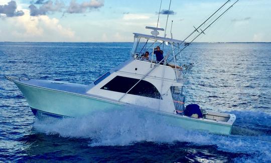 ''KEEN M'' 41' Sport Fisherman, Fishing Charter in Isla Mujeres, Mexico