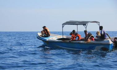 Explore Kalpitiya, Sri Lanka em um barco de popa Charter