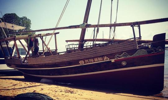 Alquile un barco tradicional en el condado de Kilifi, Kenia