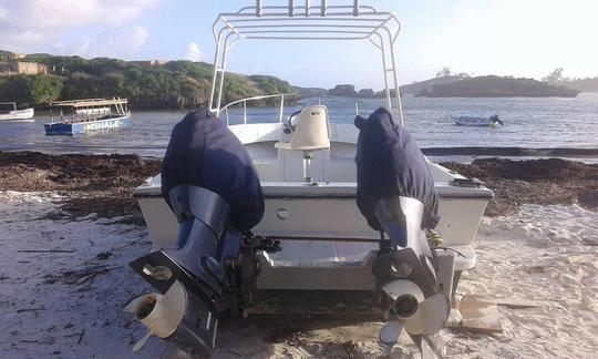 Excursion de pêche d'une demi-journée à Watamu, au Kenya, sur console centrale