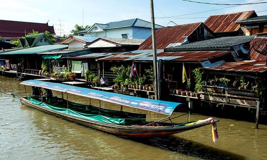 Bateau pour 10 personnes pour des excursions fluviales à Bangkok