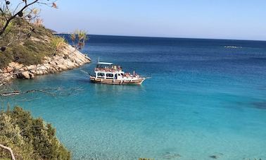 Viagem diária de barco à Ilha Orak Bodrum