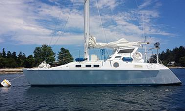 Shadowfax Cruising Catamaran Charter in Nanaimo, Canada