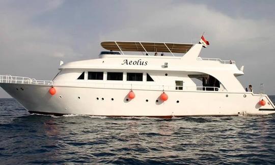 Charter 85' Aeolus Power Mega Yacht in South Sinai Governorate, Egypt