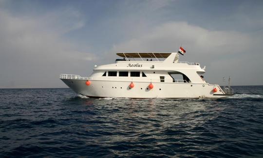 Charter 85' Aeolus Power Mega Yacht in South Sinai Governorate, Egypt