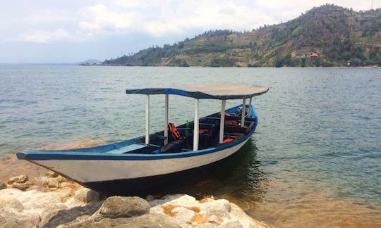 locally wooden made boat