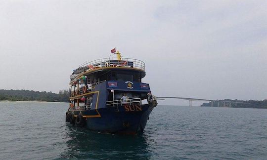 Charter a Passenger Boat in Krong Kampot, Cambodia