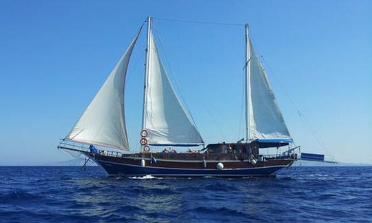 Charter 66' Karaarslan-3 Gulet in Datca, Mugla