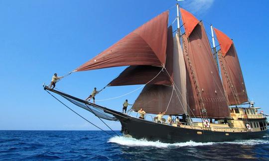 Charters 128ft Sailing Schooner In Bali, Indonesia