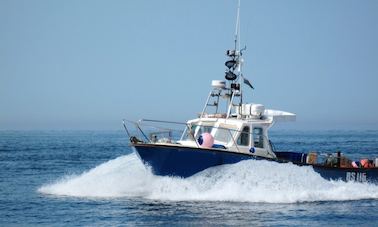 Carta de viagem de pesca em “Lady Gwen II” Lochin 33 com o capitão Sean em County Clare, Irlanda