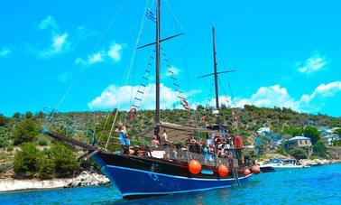 Charter 62' Agios Sostis II Gulet em Limenaria, Grécia