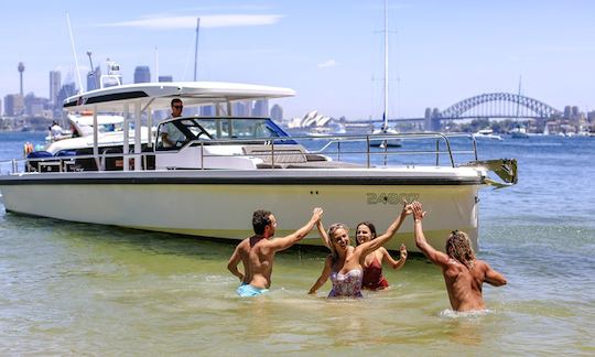 Luxury European Sports Cruiser in Sydney Harbour