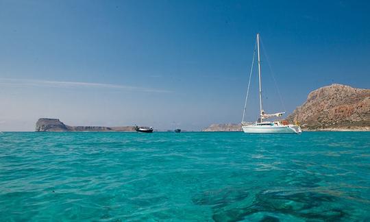 The island of Gramvousa as viewed from Balos