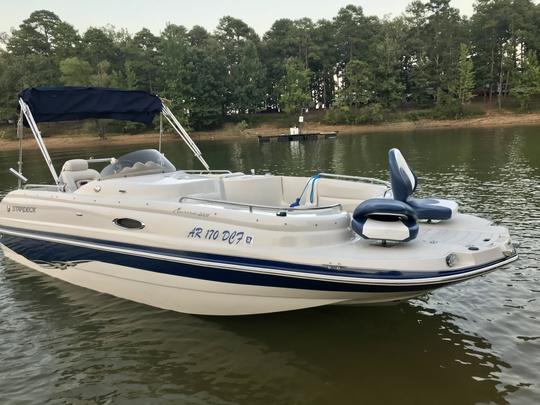 Stardeck Boat Rental in Little Rock/Hot Springs