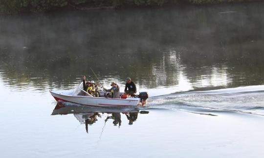 Enjoy Fishing in Teodoro Schmidt, Chile on 16' Dinghy