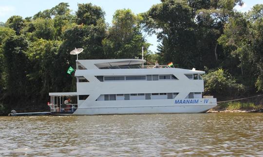 Disfrute de la pesca en Rondônia, Brasil, en el megayate Maanaim - IV Power de 79 pies