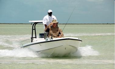 Profitez de la pêche dans le sud d'Andros et dans la mangrove des Bahamas avec les guides de pêche Bonefish Doug. Guide touristique du côté ouest ou plongée en apnée