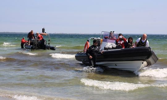 Lancha RIB para alugar com capitão em Gdynia | 3city | Polônia