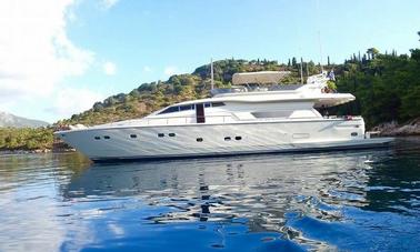 2002 Ferretti 76 Motor Yacht Charter in Alimos