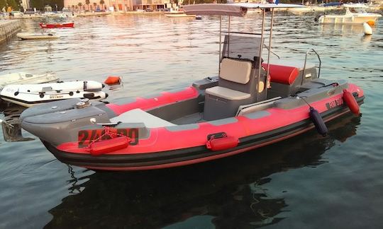 Rent a 20' RIS Koturic 599 RM RIB in Vrsar, Croatia