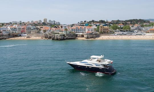 Azimut 80 carats ! Réservez ce fantastique yacht pour vous et votre famille à Vilamoura, Cascais ou Lisbonne !