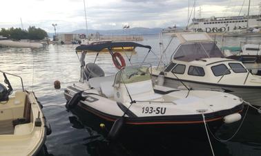 Cruise in Supetar, Croatia on a  Rigid Inflatable Boat Charter!