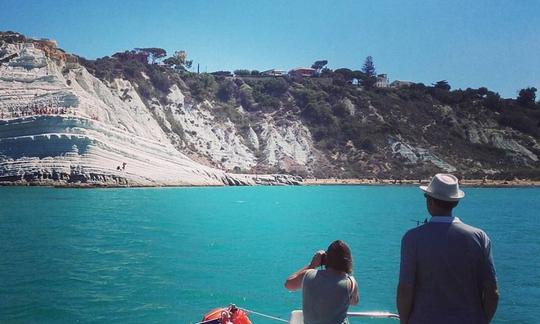 Passeio de barco exclusivo em Scala dei Turchi