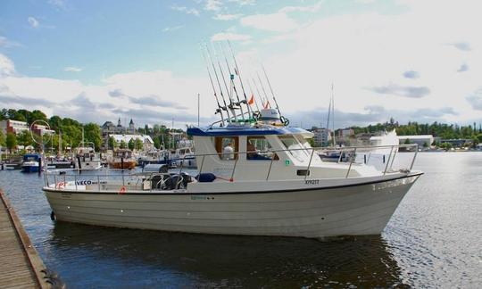 Enjoy Fishing in Lappeenranta, Finland on Cuddy Cabin