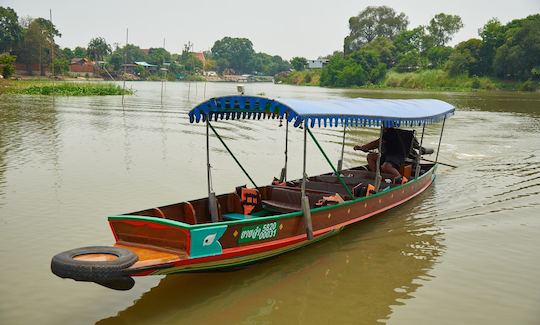 Traditional Water Taxi Tour in Ayutthaya, Thailand