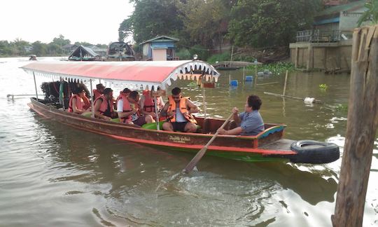 Traditional Water Taxi Tour in Ayutthaya, Thailand