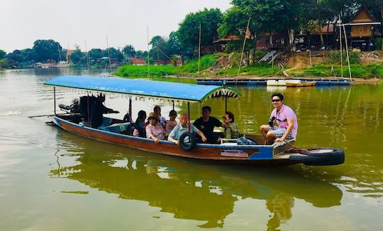 Traditional Water Taxi Tour in Ayutthaya, Thailand