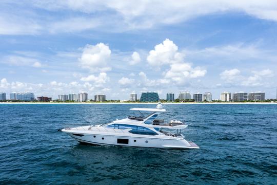 APROVEITE MIAMI NO NOVO E LUXUOSO AZIMUT DE 70 PÉS!!!