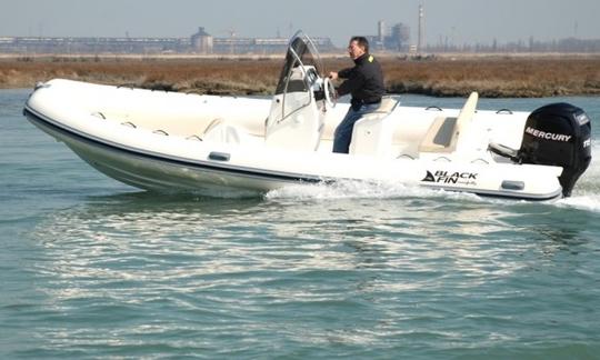 Blackfin RIB Rental for 9 People in Milazzo, Italy