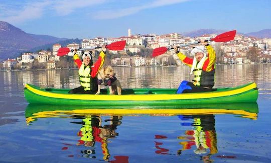 Unsinkable Canoe Rental in Kastoria, Greece