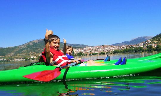 Unsinkable Canoe Rental in Kastoria, Greece